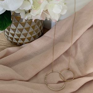 Loft necklace in gold and cream